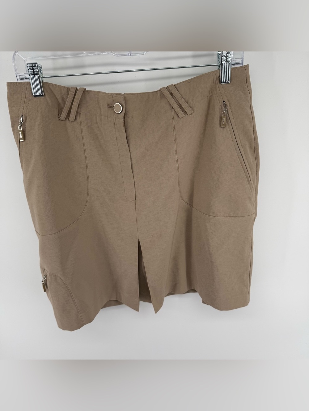 DKNY Golf Active Performance Utility Skort Khaki Tan - Size‎ 10